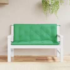   vidaXL 2 db zöld oxford szövet kerti padpárna 120 x 50 x 7 cm