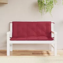   vidaXL 2 db borvörös oxford szövet kerti padpárna 120 x 50 x 7 cm