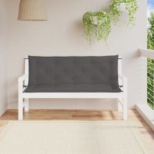   vidaXL 2 db antracit oxford szövet kerti padpárna 150 x 50 x 7 cm