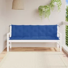   vidaXL 2 db kék oxford szövet kerti padpárna 180 x 50 x 7 cm