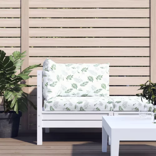 vidaXL 3 db levélmintás oxford szövet raklappárna