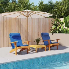   vidaXL Székpárnák Egyszínű 2 pcs Kék 58 x 77 x 4,5 cm Oxford Szövet