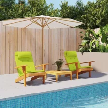   vidaXL Székpárnák 2 pcs Fényes zöld 58 x 77 x 4,5 cm Oxford Szövet
