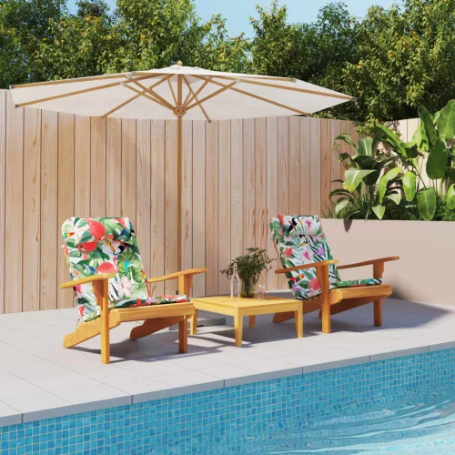 vidaXL 2 db többszínű oxford szövet adirondack-székpárna