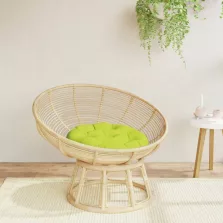   vidaXL világoszöld oxford-szövet kerek párna Ø 60 x 11 cm