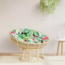 vidaXL színes oxford-szövet kerek párna Ø 100 x 11 cm