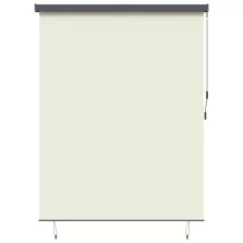   vidaXL Roletta Krémszínű 200 x 250 cm Szövet és Alumínium