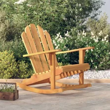   vidaXL tömör tíkfa kerti adirondack hintaszék 79 x 100 x 103 cm