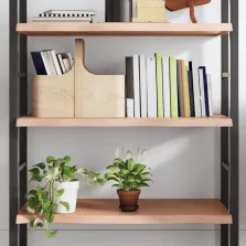   vidaXL világosbarna kezelt tömör tölgyfa fali polc 80x40x(2-4) cm