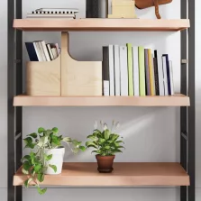   vidaXL világosbarna kezelt tömör tölgyfa fali polc 100x60x(2-6) cm