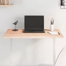   vidaXL asztallap 80x60x2 cm kezeletlen tömörfa tölgyfa élőszegélyes
