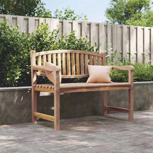 vidaXL tömör tíkfa kerti pad 114 x 59 x 87 cm
