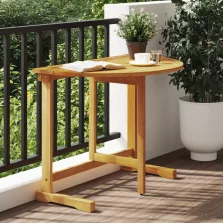   vidaXL tömör akácfa összecsukható erkélyasztal 90 x 60 x 72 cm