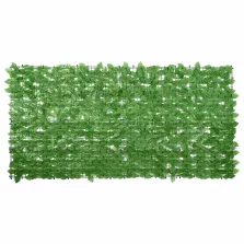 vidaXL zöld leveles erkélyparaván 200 x 100 cm