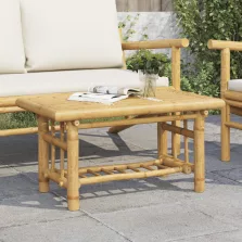 vidaXL bambusz dohányzóasztal 75 x 45 x 36 cm