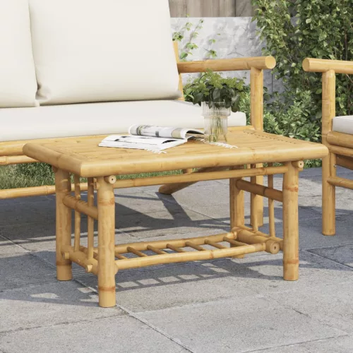 vidaXL bambusz dohányzóasztal 75 x 45 x 36 cm