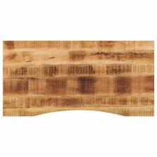  vidaXL tömör nyers mangófa íves asztallap 120 x 50 x 2,5 cm