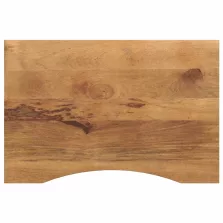   vidaXL tömör nyers mangófa íves asztallap 90 x 50 x 2,5 cm