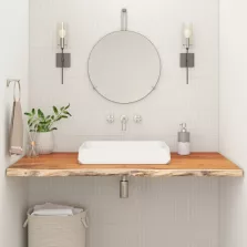  vidaXL tömör akácfa téglalap alakú fürdőszobai pult 120 x 60 x 2,5 cm