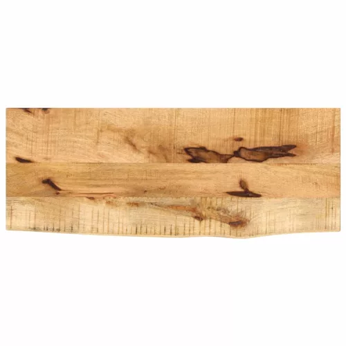 vidaXL tömör nyers mangófa természetes élű asztallap 70 x 40 x 2,5 cm