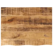   vidaXL tömör nyers mangófa természetes élű asztallap 80 x 60 x 2,5 cm