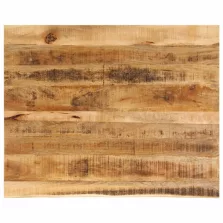   vidaXL tömör nyers mangófa természetes élű asztallap 90 x 80 x 2,5 cm