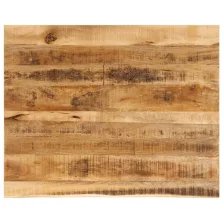   vidaXL tömör nyers mangófa természetes élű asztallap 100 x 80 x 2,5 cm