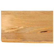   vidaXL tömör mangófa asztallap természetes éllel 40 x 30 x 3,8 cm