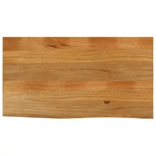   vidaXL tömör mangófa természetes élű asztallap 100 x 60 x 2,5 cm