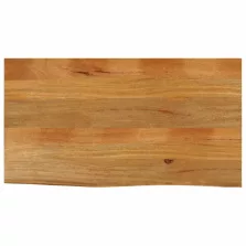   vidaXL tömör mangófa természetes élű asztallap 120 x 60 x 2,5 cm