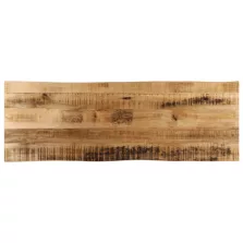   vidaXL tömör nyers mangófa természetes élű asztallap 110 x 40 x 2,5 cm