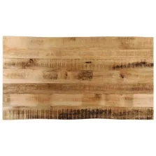   vidaXL tömör nyers mangófa természetes élű asztallap 100 x 60 x 2,5 cm