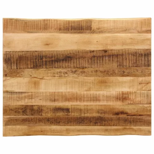 vidaXL tömör nyers mangófa természetes élű asztallap 110 x 80 x 2,5 cm