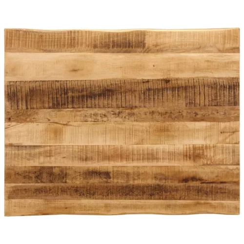 vidaXL tömör nyers mangófa természetes élű asztallap 100 x 80 x 3,8 cm