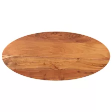 vidaXL tömör akácfa ovális asztallap 100 x 40 x 3,8 cm