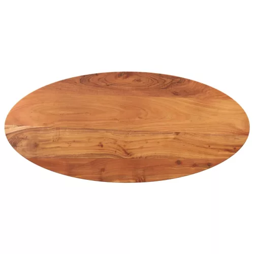 vidaXL tömör akácfa ovális asztallap 100 x 40 x 3,8 cm
