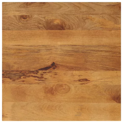 vidaXL tömör mangófa négyzet alakú asztallap 70 x 70 x 3,8 cm