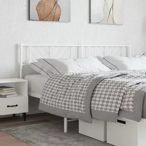 vidaXL fehér fém fejtámla 200 cm