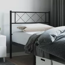 vidaXL fekete fém fejtámla 90 cm