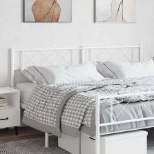 vidaXL fehér fém fejtámla 180 cm