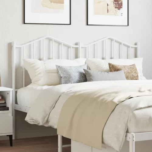 vidaXL fehér fém fejtámla 140 cm