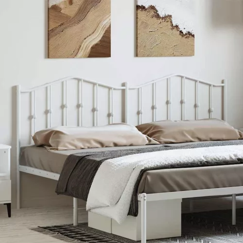 vidaXL fehér fém fejtámla 193 cm
