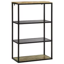 vidaXL Könyvszekrény 70 x 35 x 110 cm Tömör mangófa
