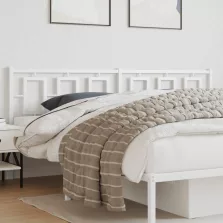 vidaXL fehér fém fejtámla 200 cm