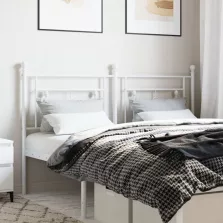 vidaXL fehér fém fejtámla 160 cm