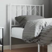 vidaXL fehér fém csere fejtámla 75 cm