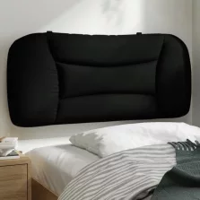 vidaXL fekete szövet fejtámla párna 80 cm