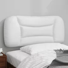 vidaXL fehér műbőr fejtámla párna 80 cm
