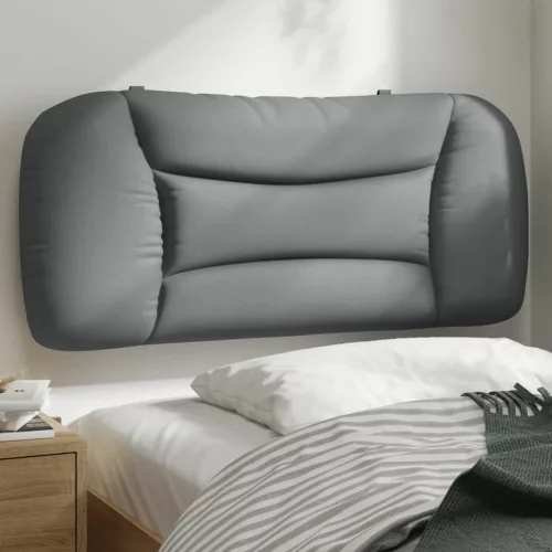 vidaXL világosszürke szövet fejtámla párna 90 cm