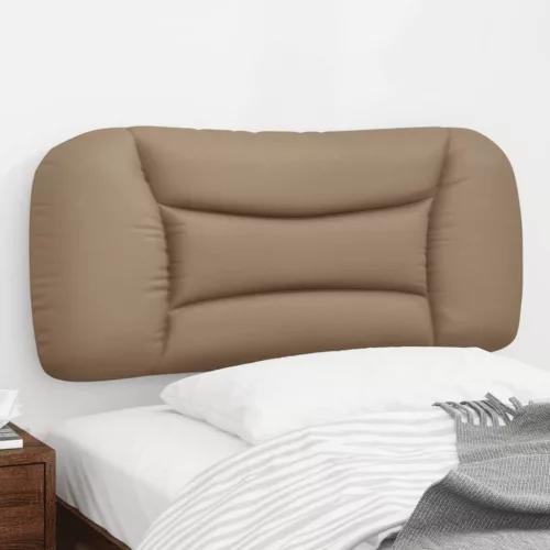 vidaXL cappuccino színű műbőr fejtámla párna 90 cm